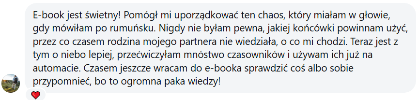 opinia e-book rumuńska gramatyka